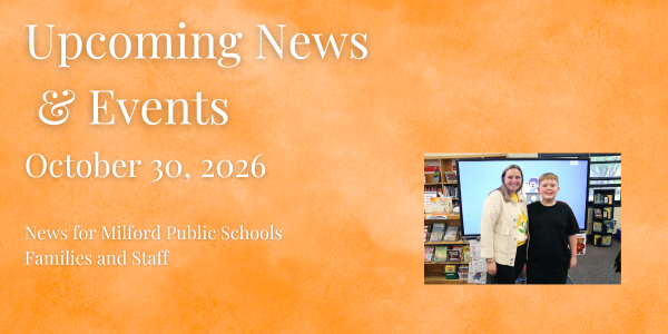 Upcoming News & Events, 10/30 and Beyond