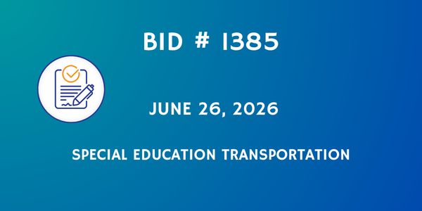 BIDS REQUESTED: Special Education Transportation