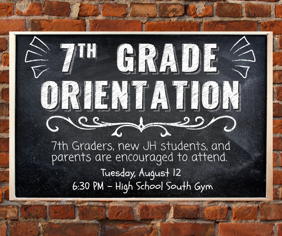 7th Grade Orientation