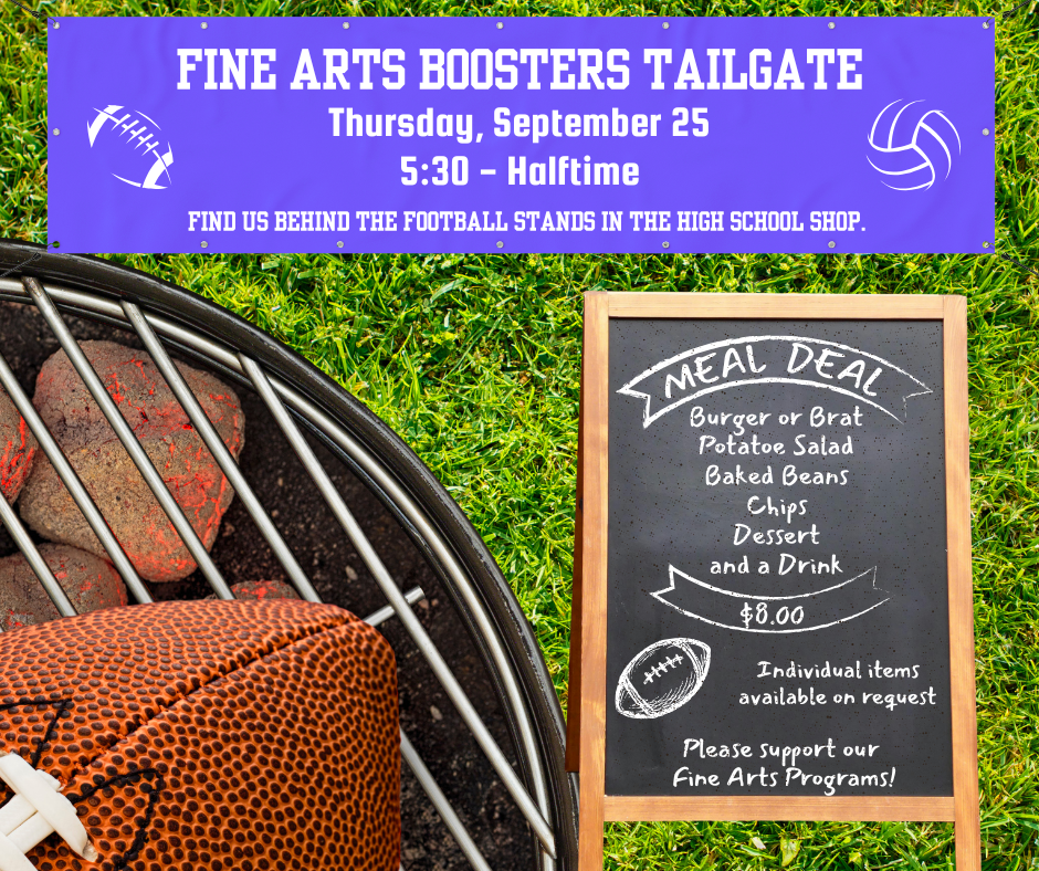 Fine Arts Boosters Tailgate 9/25