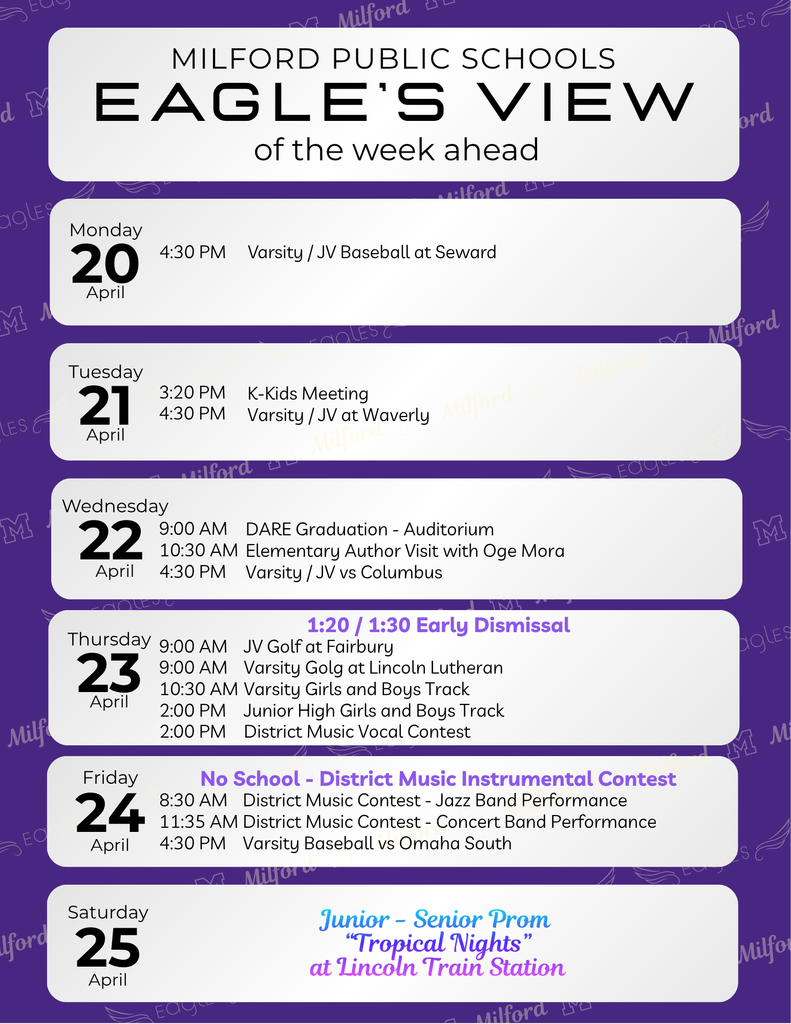 ActivitiesForApril20to25