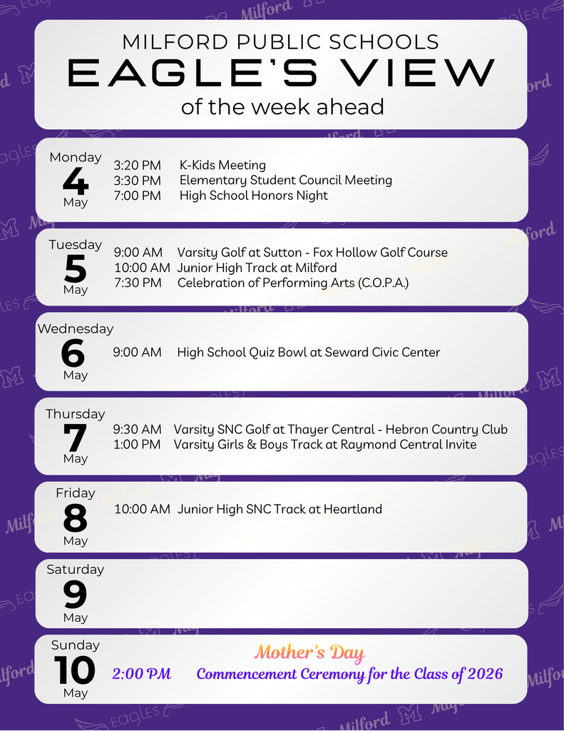 ActivitiesMay4to10