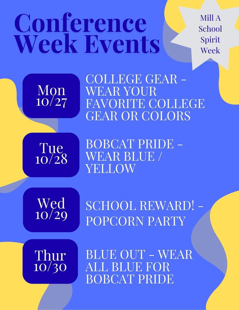 Spirit Week flier
