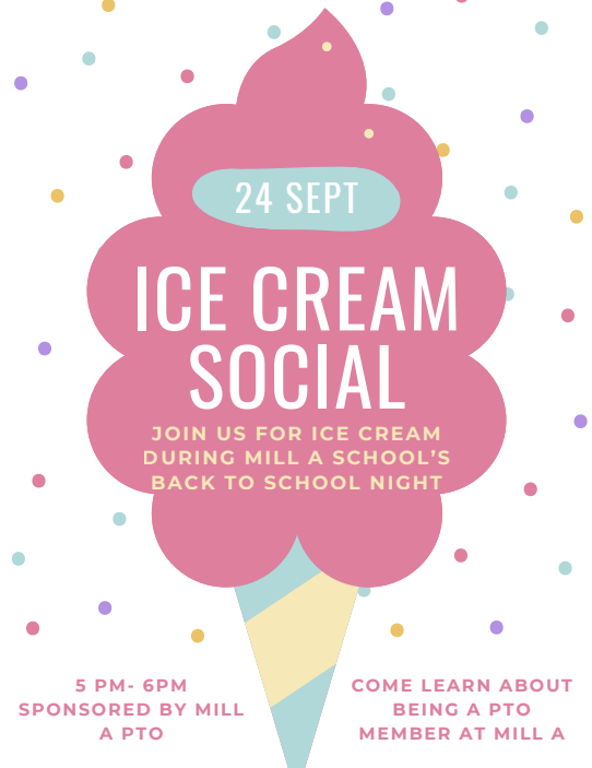 PTO Ice Cream Social 9.24.25