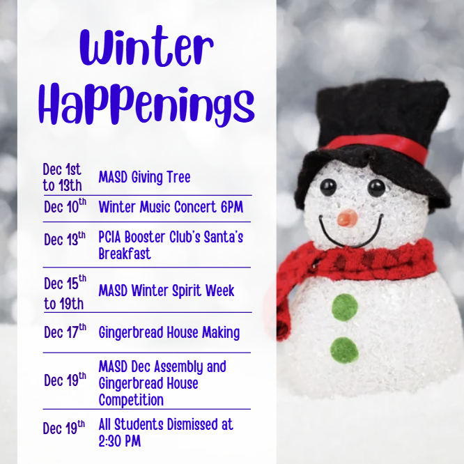 MASD Winter Happenings
