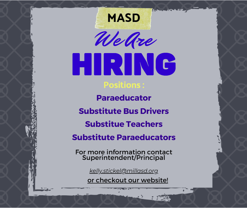 Now Hiring! 