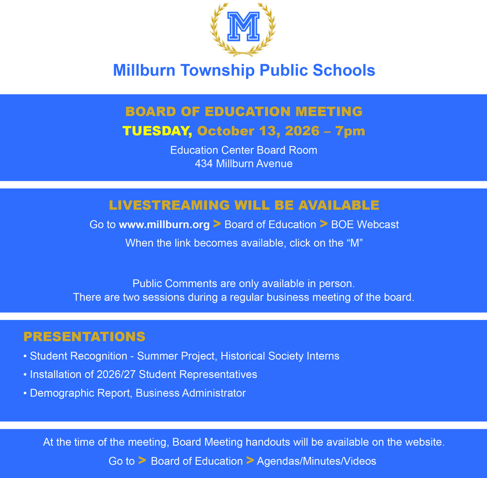 Meeting flyer