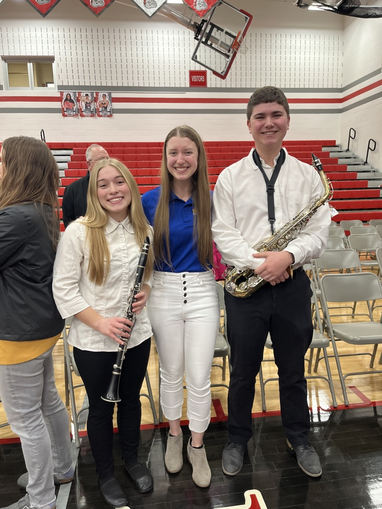 MCNC Honor Band students with Mrs. Verbsky