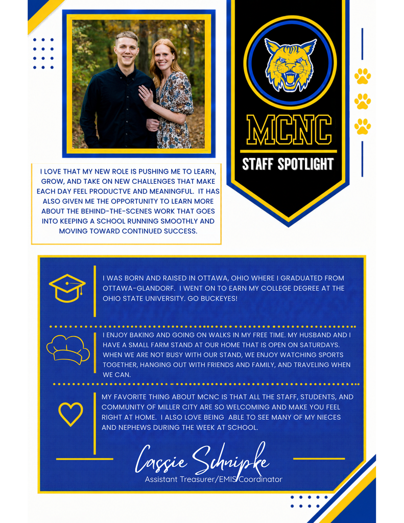 Cassie Schnipke staff spotlight