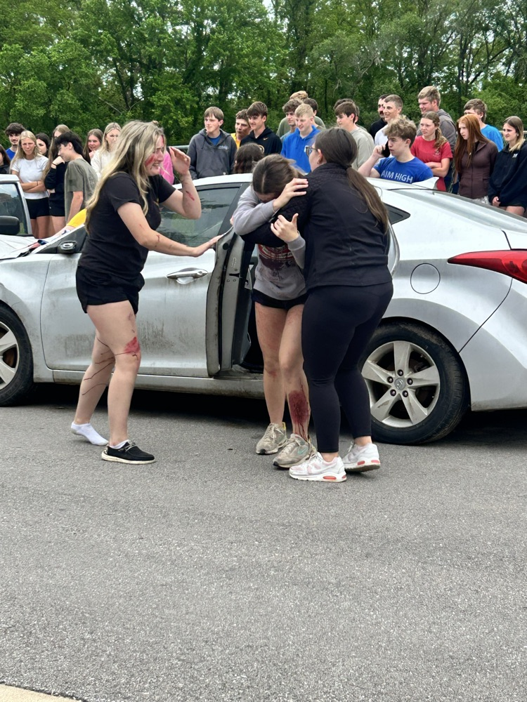 mock car crash 
