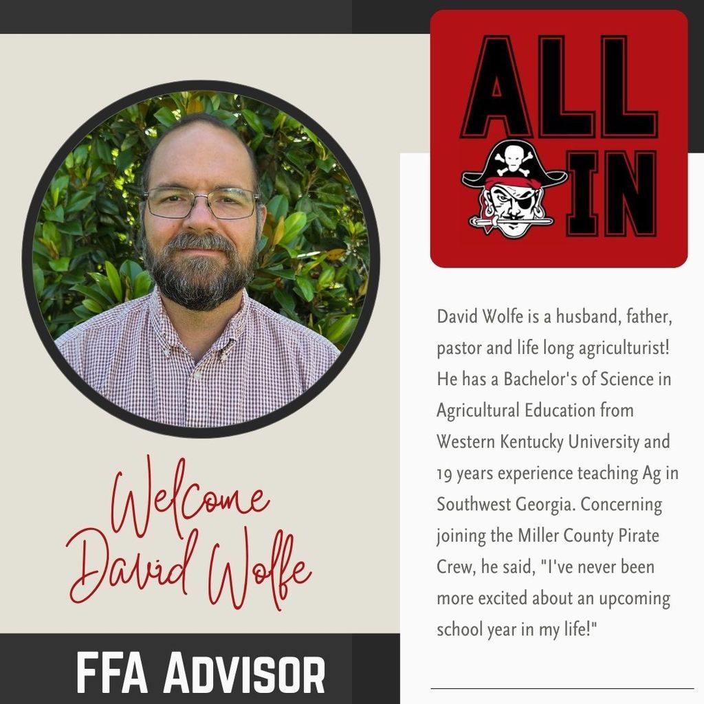 David Wolfe-FFA Advisor