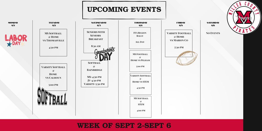 events for the week