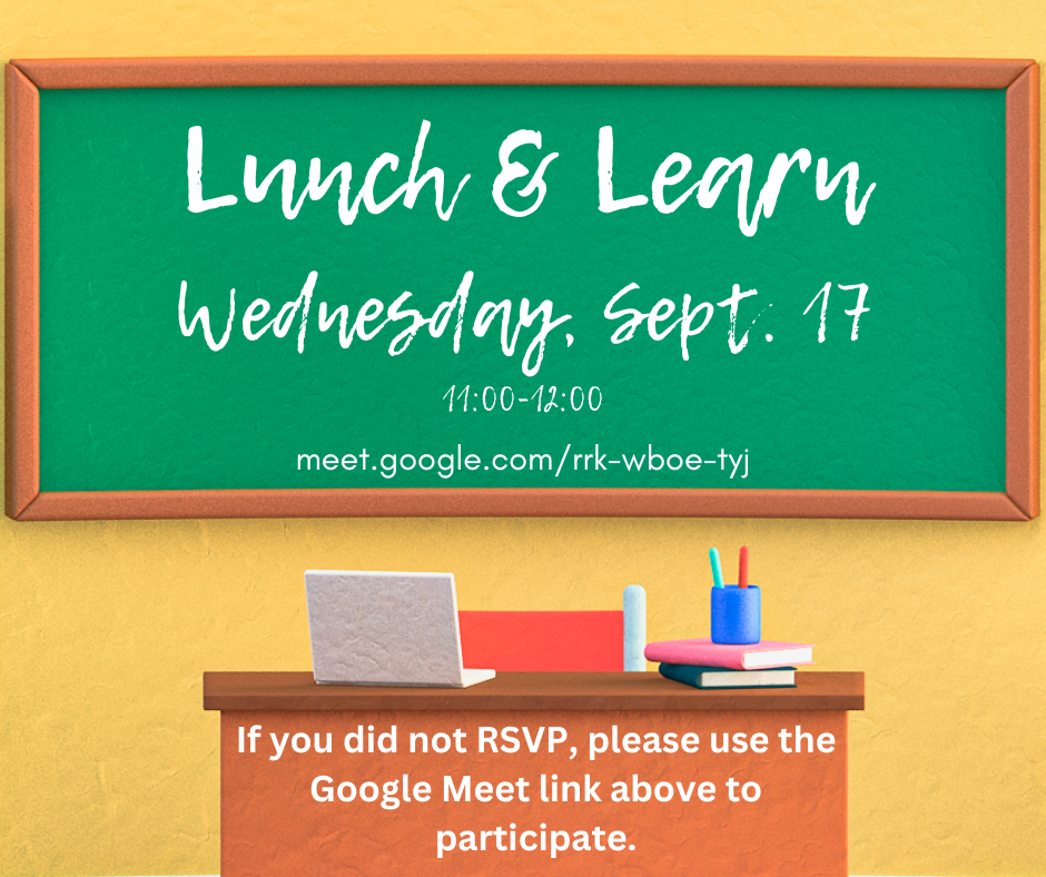 Lunch & Learn reminder