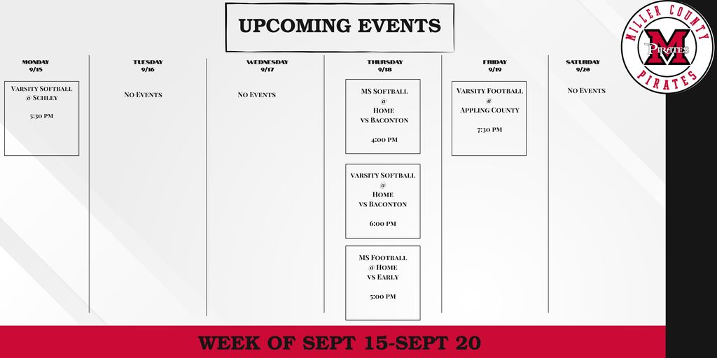 upcoming events