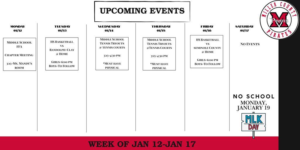 upcoming events
