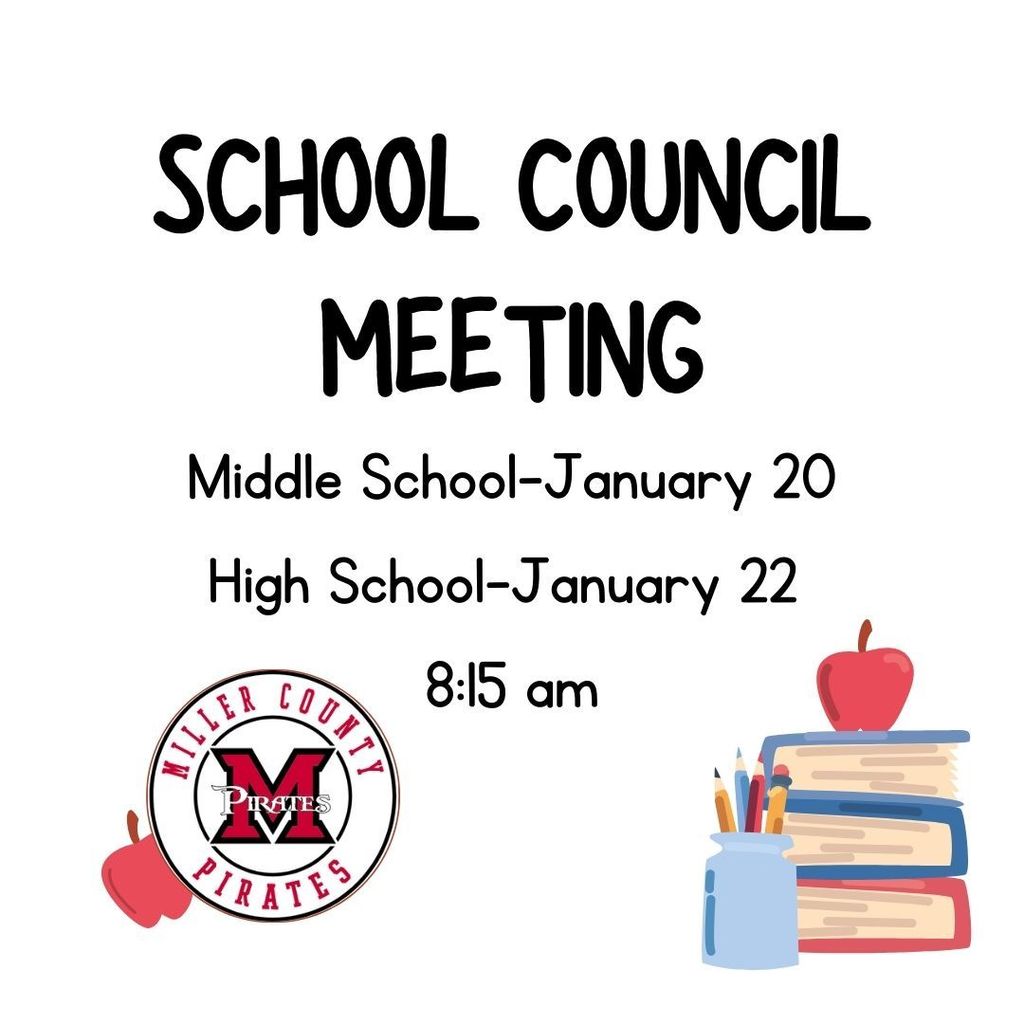 school council dates