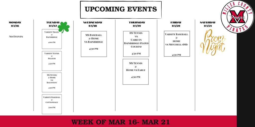 events for week