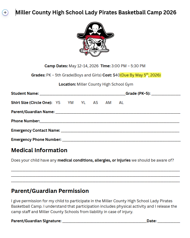 camp info