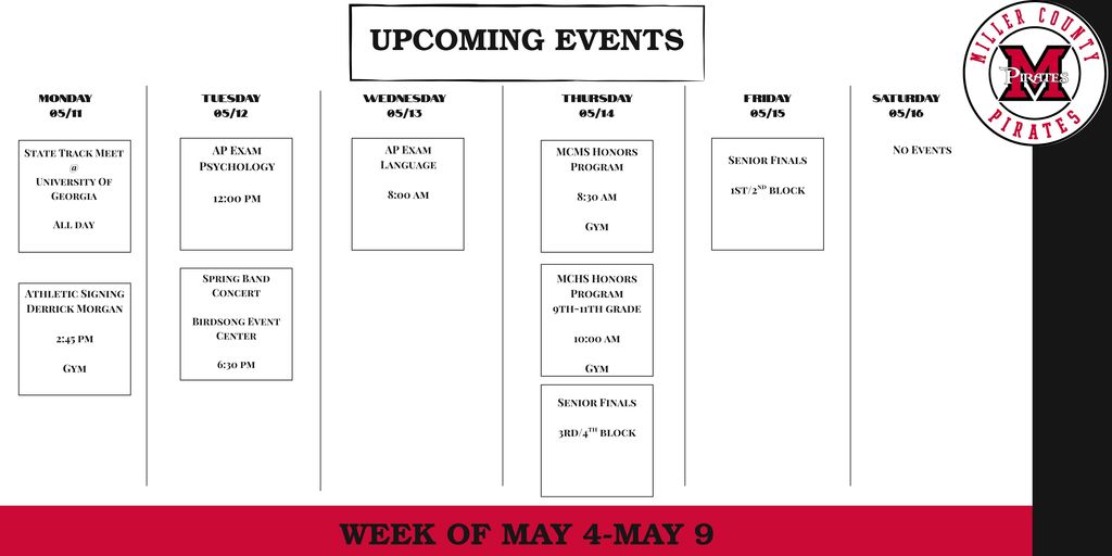 upcoming events