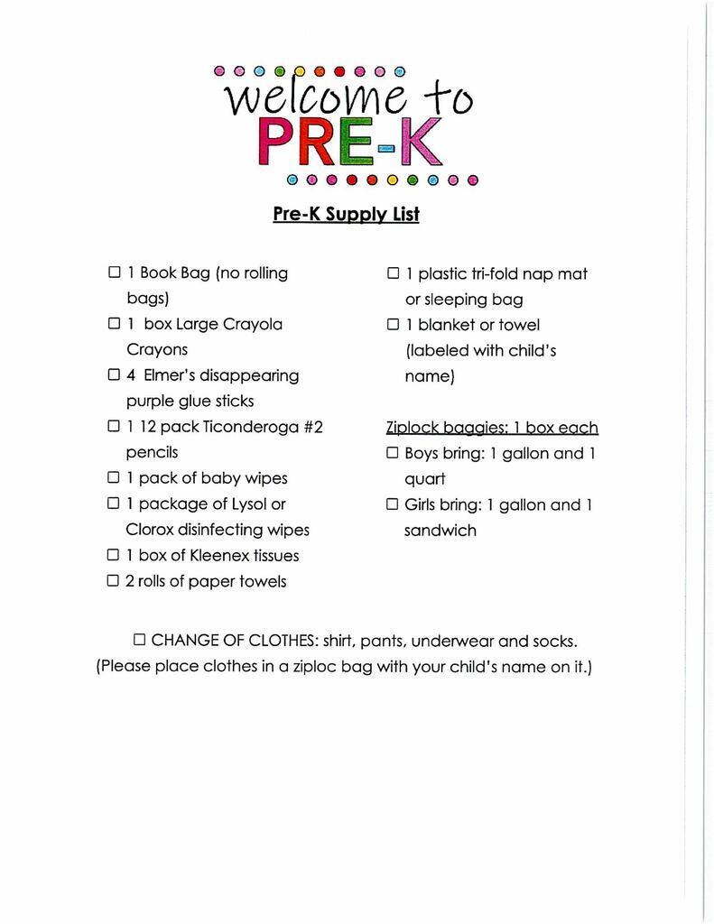 Pre-K
