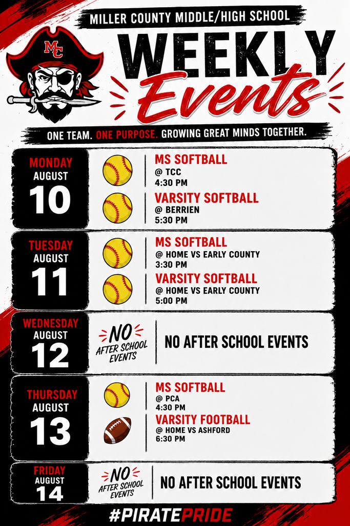 weekly events