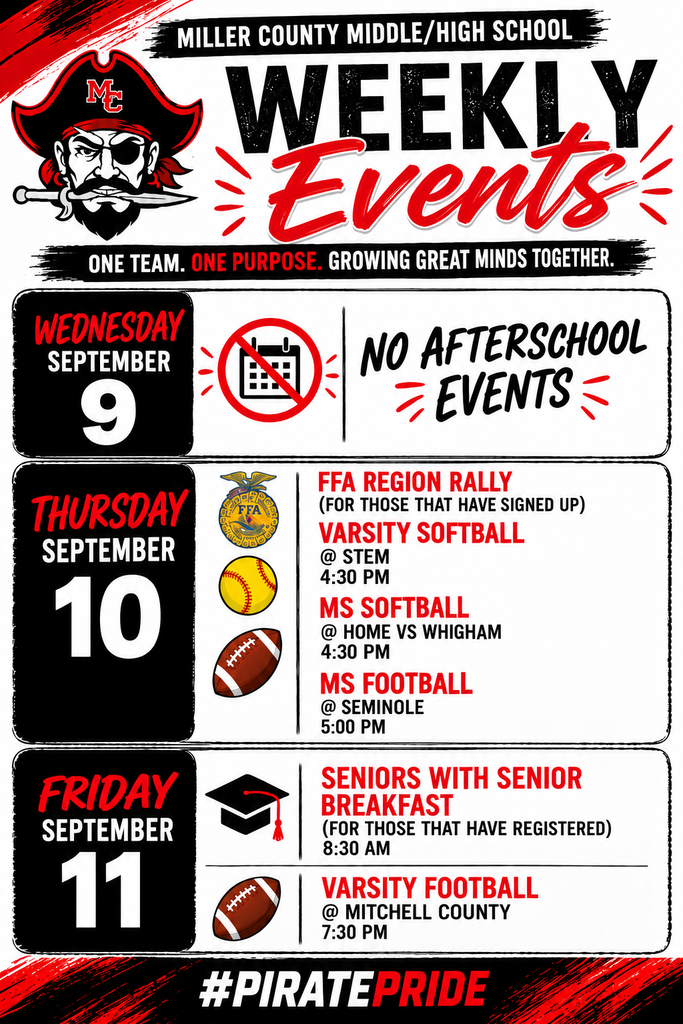 weekly events