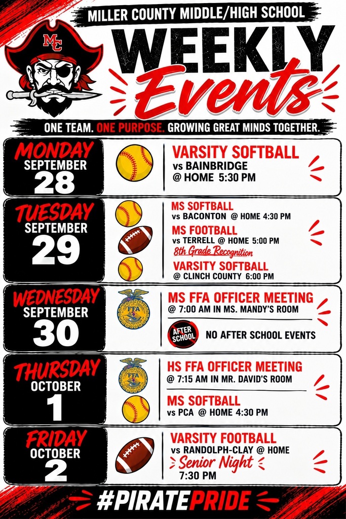 weekly events