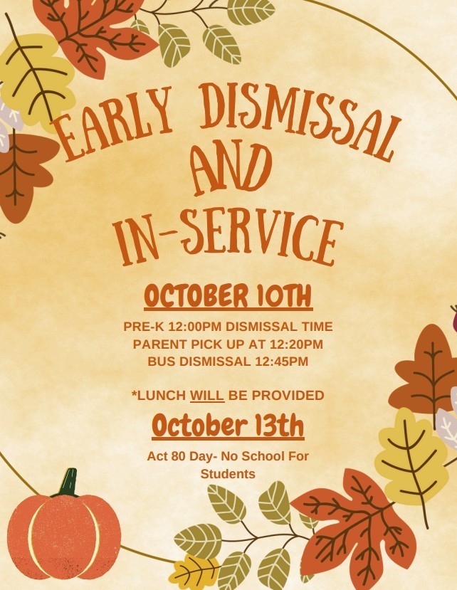 Early Dismissal Times