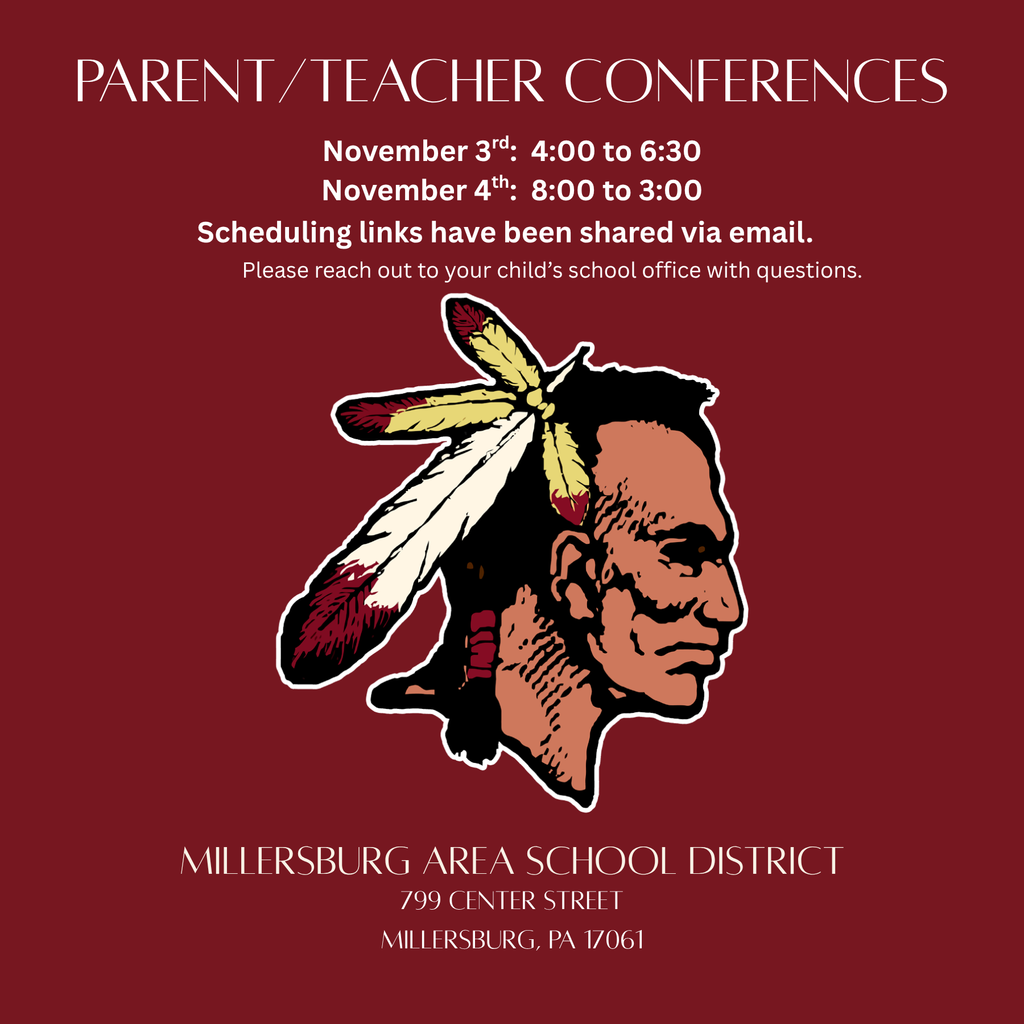 red conference flyer with indian logo
