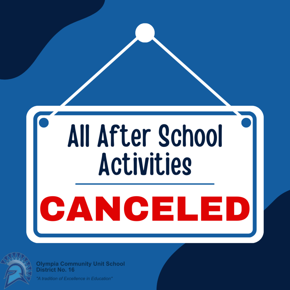 Canceled evening events