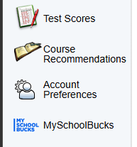powerschool menu