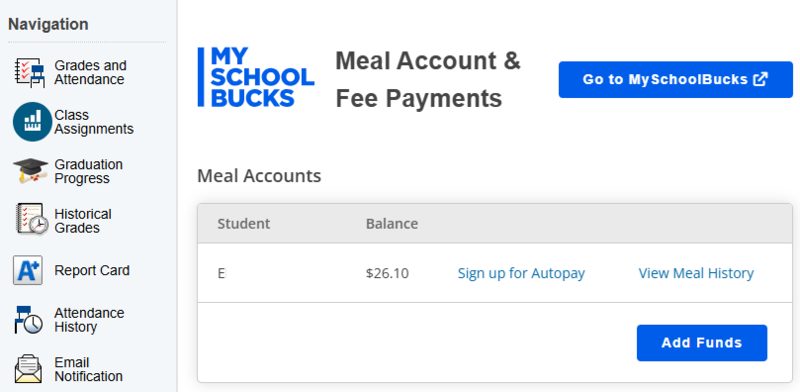 powerschool myschoolbucks integration