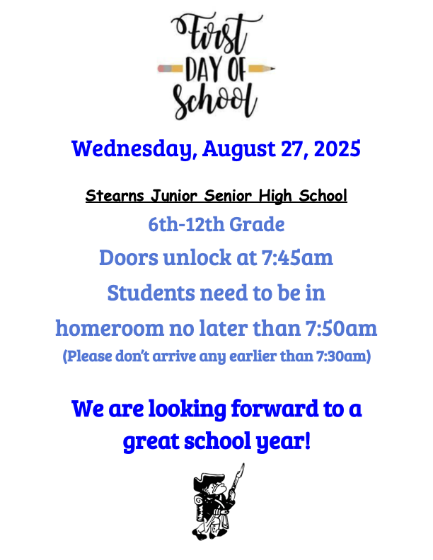 1st day of school