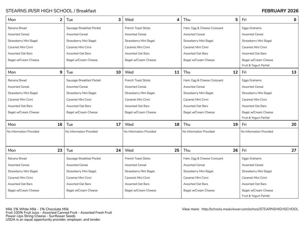 Stearns February Breakfast