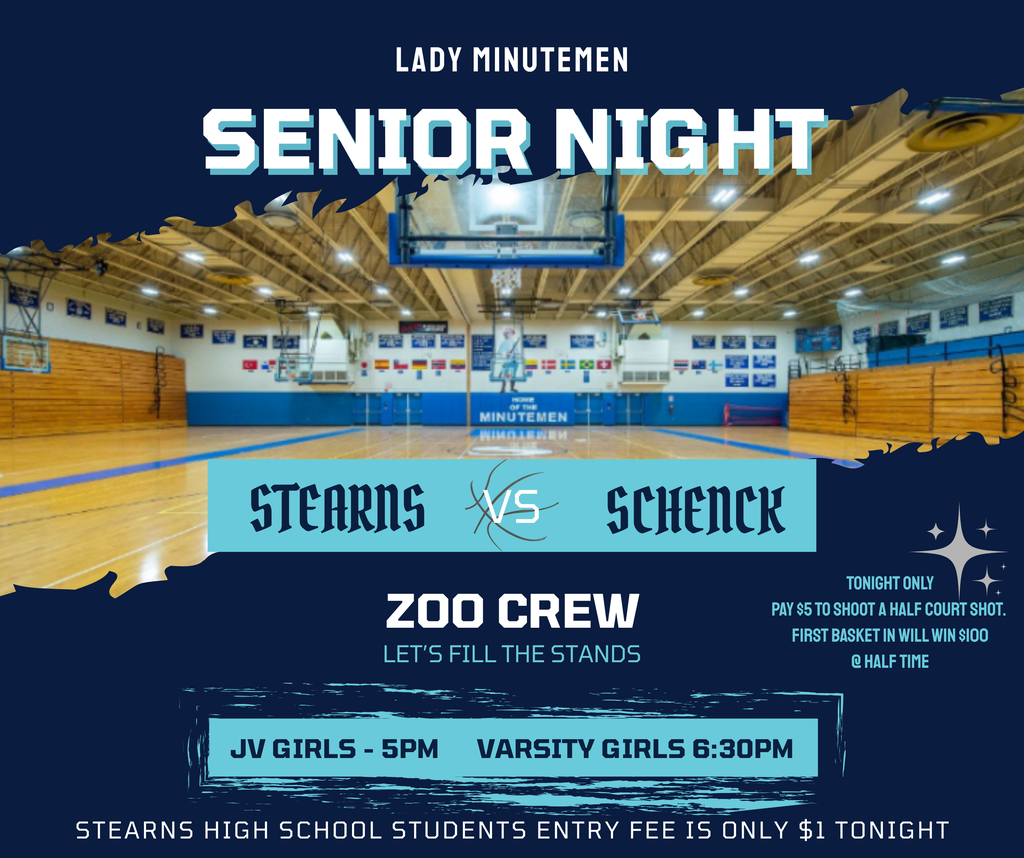 Stearns vs Schenck Girls Game Flier