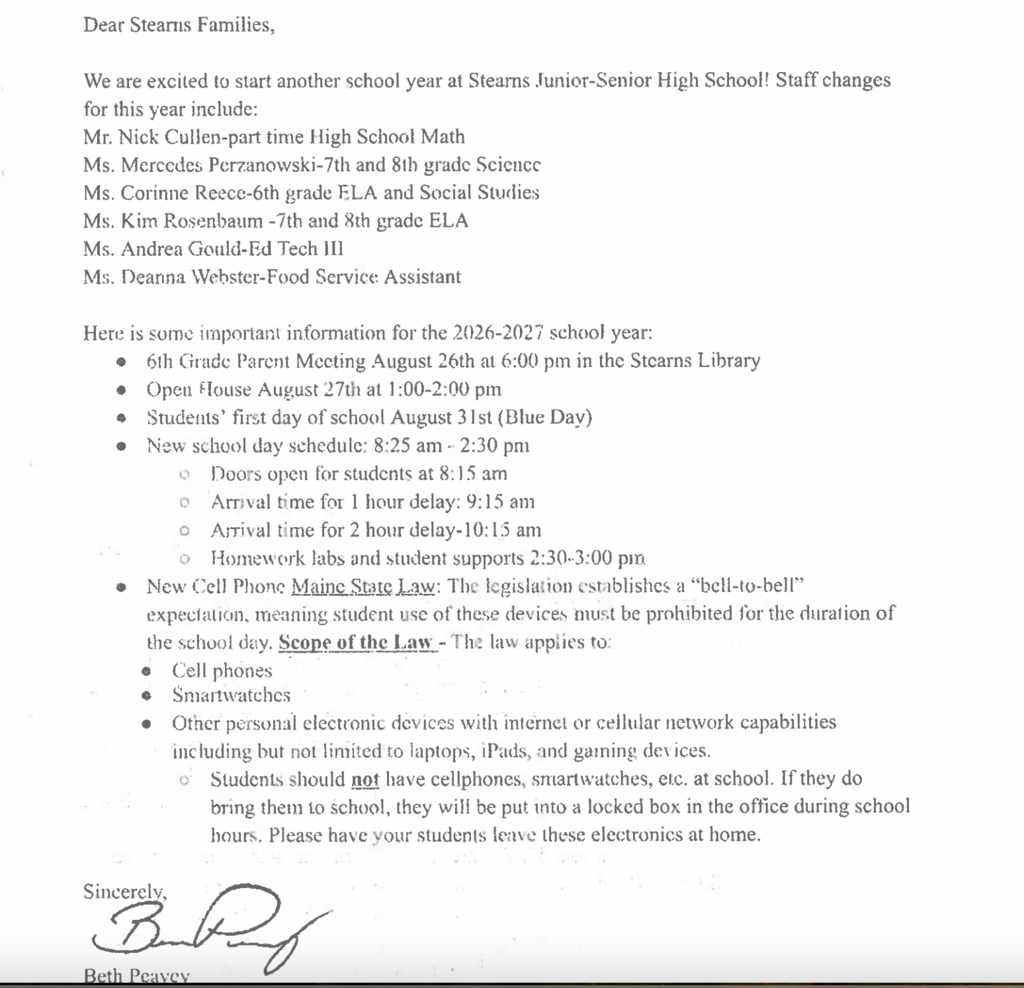 stearns letter