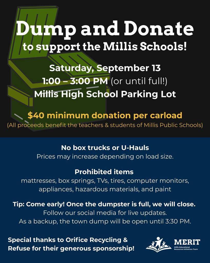 MERIT Dump & Donate 9/13/25