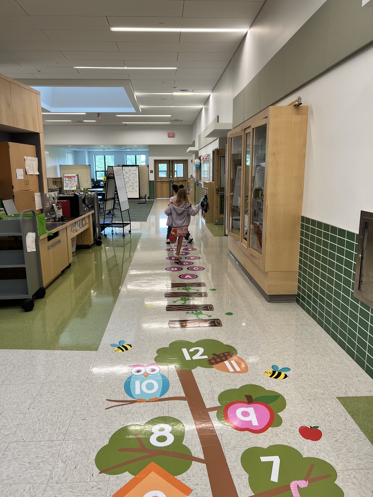 Sensory and movement opportunities for students in the hallways