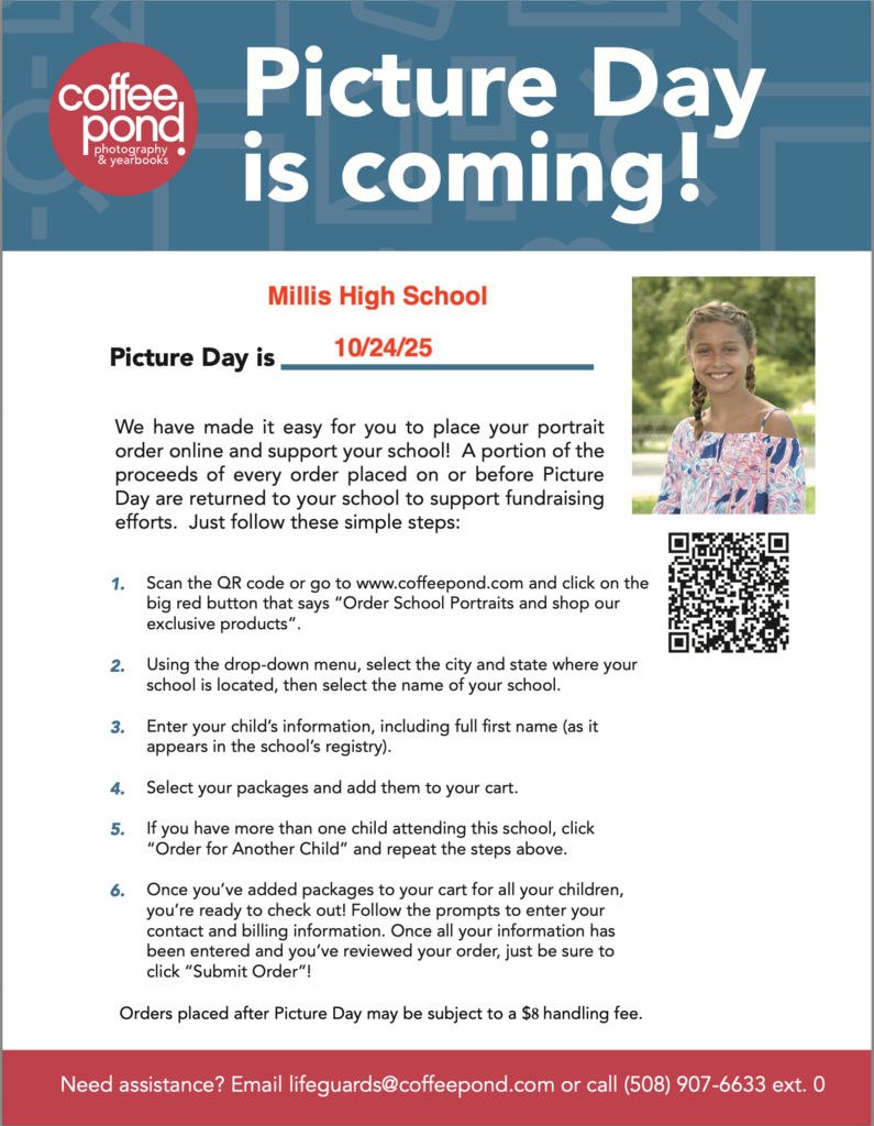 Picture Day order form