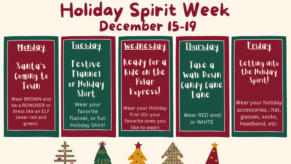 Holiday Spirit Week
