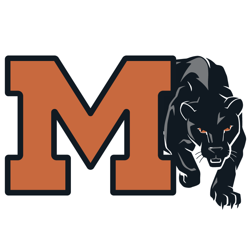 M logo with panther