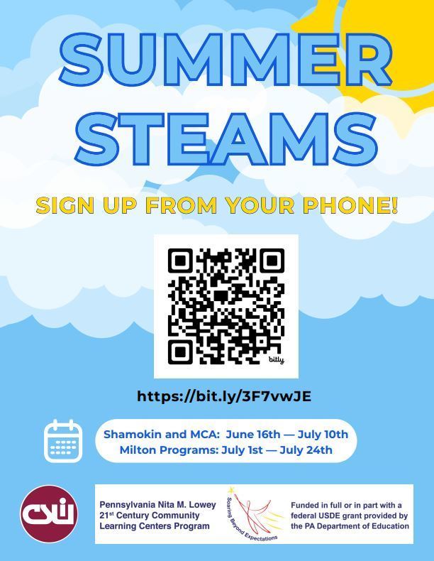 Summer STEAMS