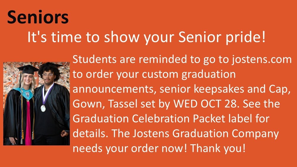 Senior Caps and Gowns