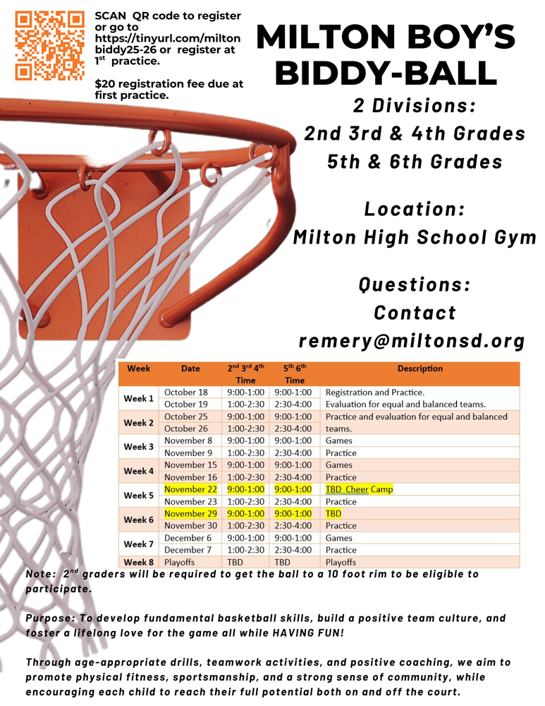 Milton Boy's Biddy-Ball