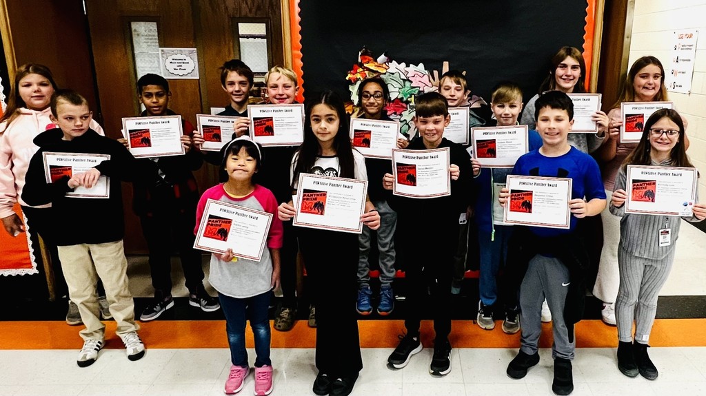 PAWS-itive Panthers for the month of October.