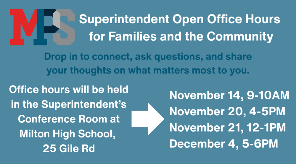 Supt Office Hours 