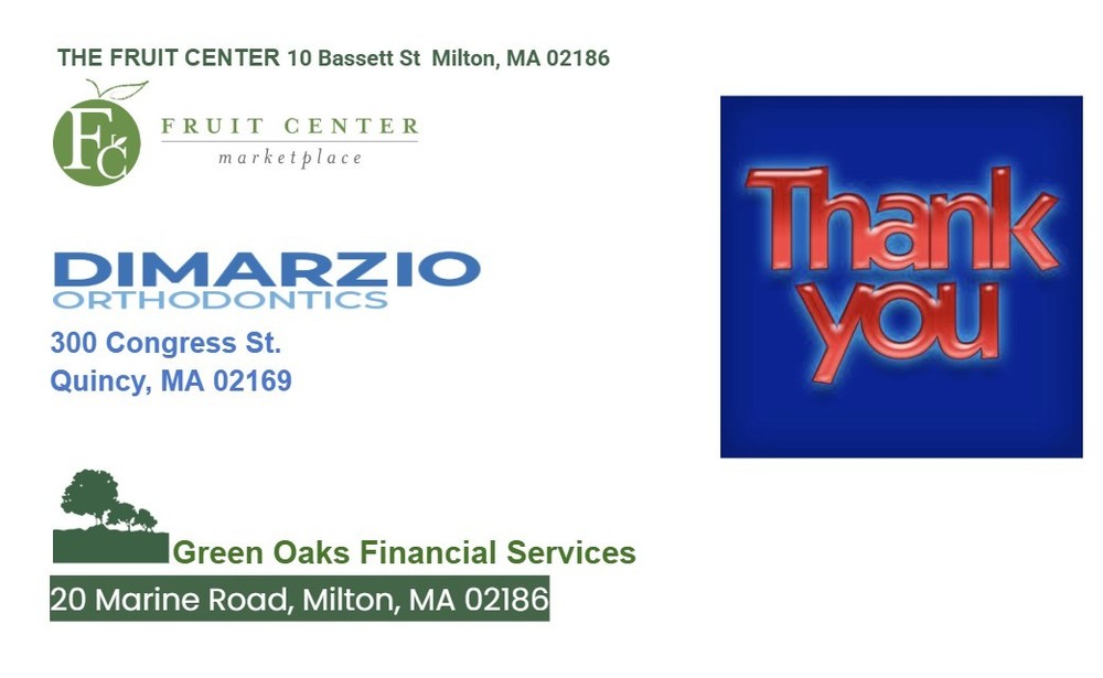 thank you to local businesses