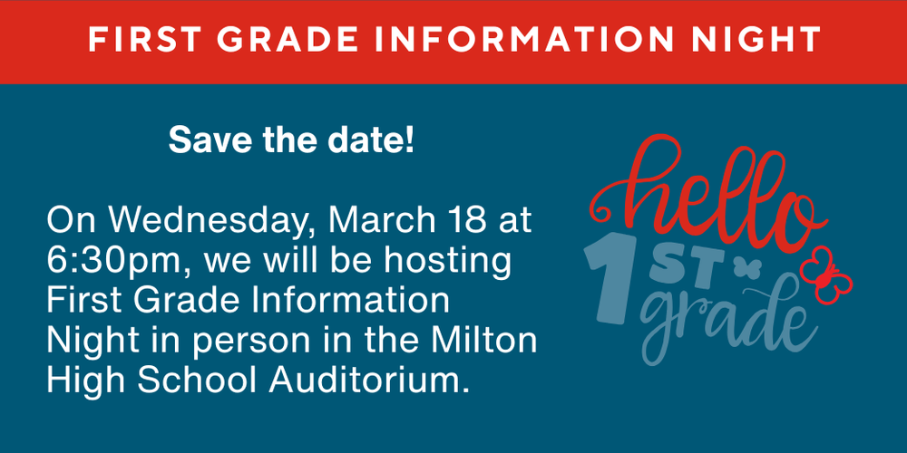 1st grade info night