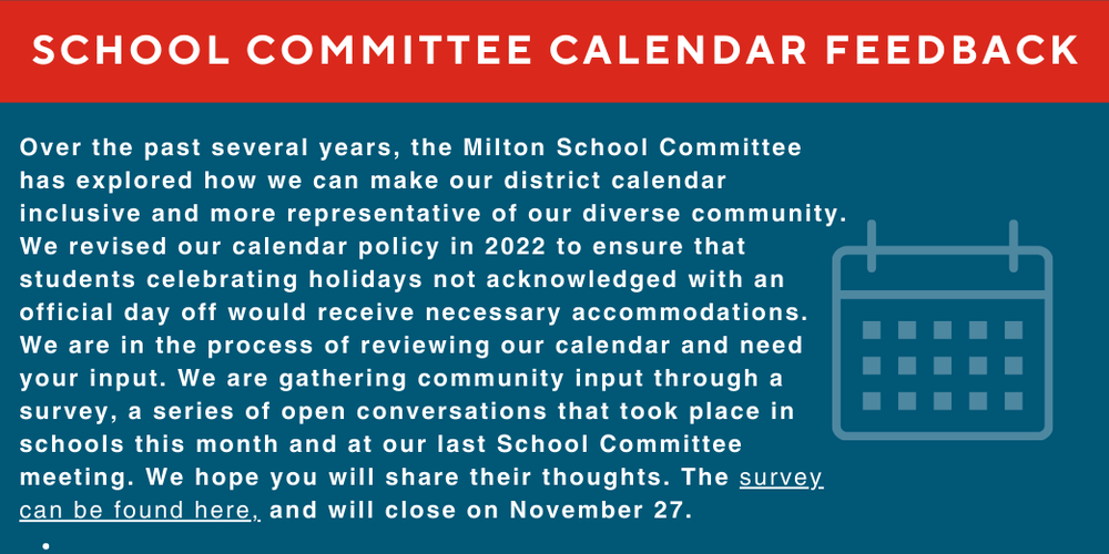 SC Calendar Feedback 