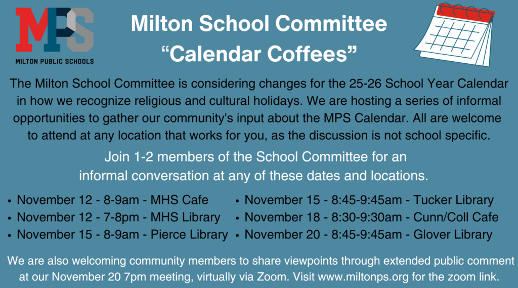 SC Calendar Coffees
